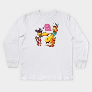 Baby Huey Kids Long Sleeve T-Shirt